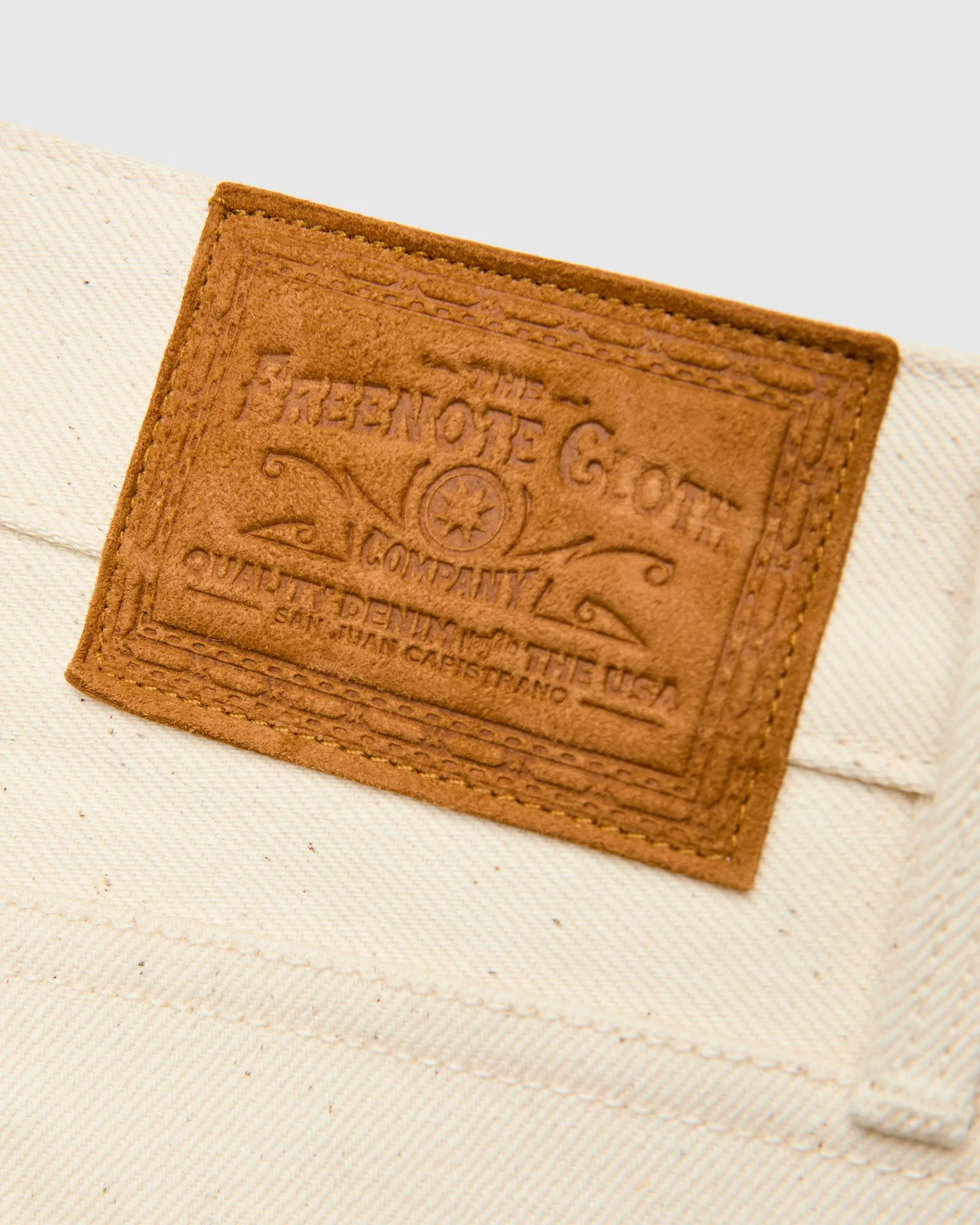 "Portola" 14oz Ecru Selvedge Denim - Tapered Fit