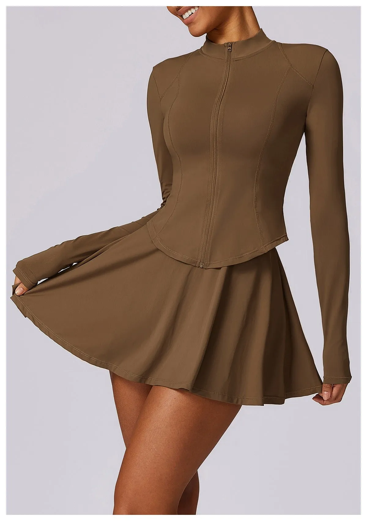 Raya Longsleeve Top & Skort Set UPF 50 
