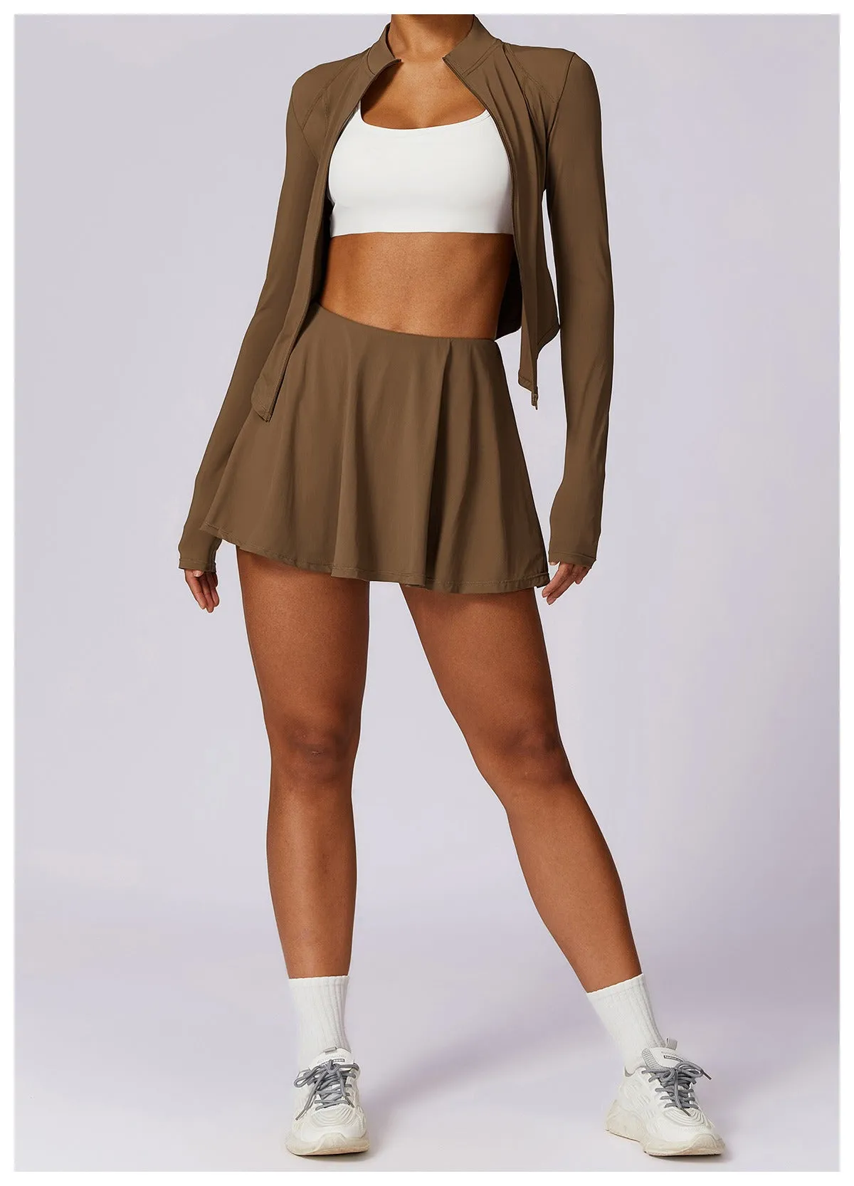 Raya Longsleeve Top & Skort Set UPF 50 