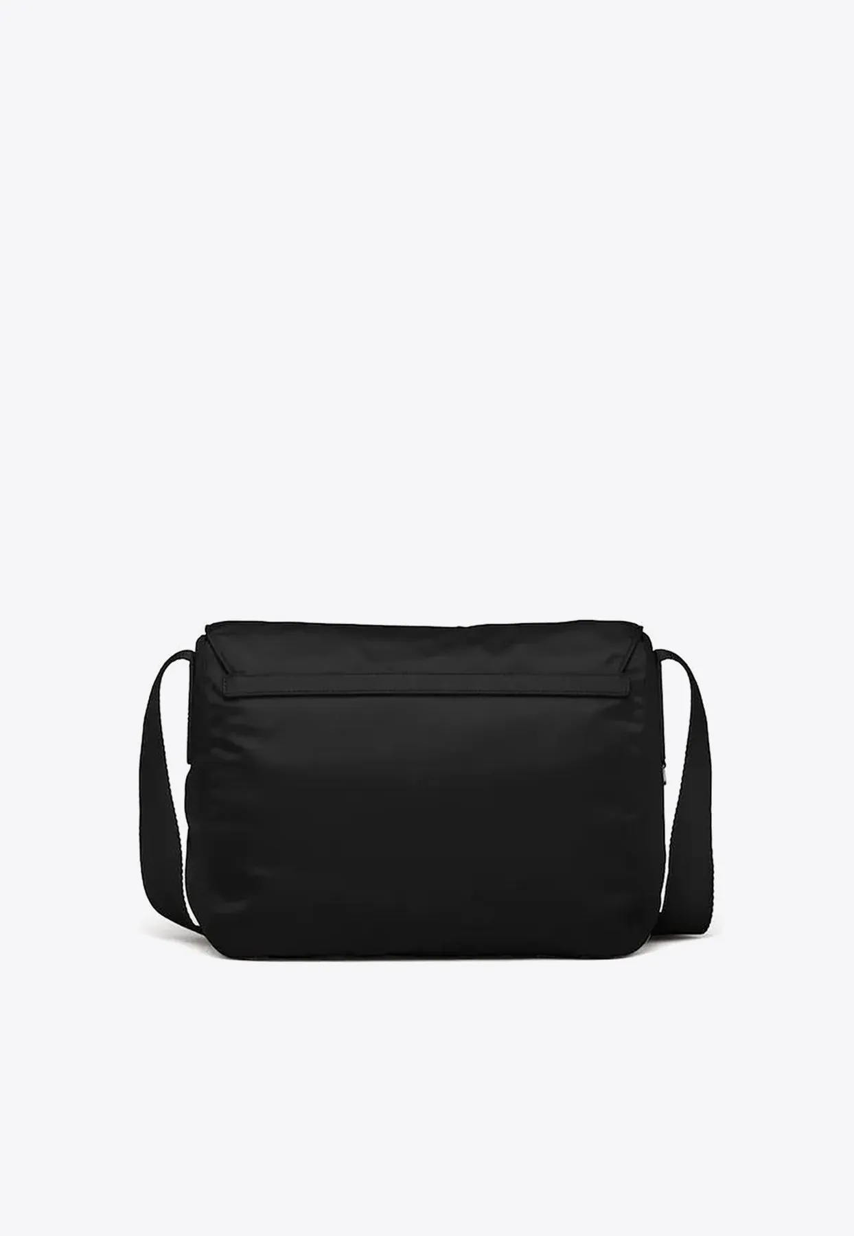 Re-Nylon Logo Plaque Crossbody Bag