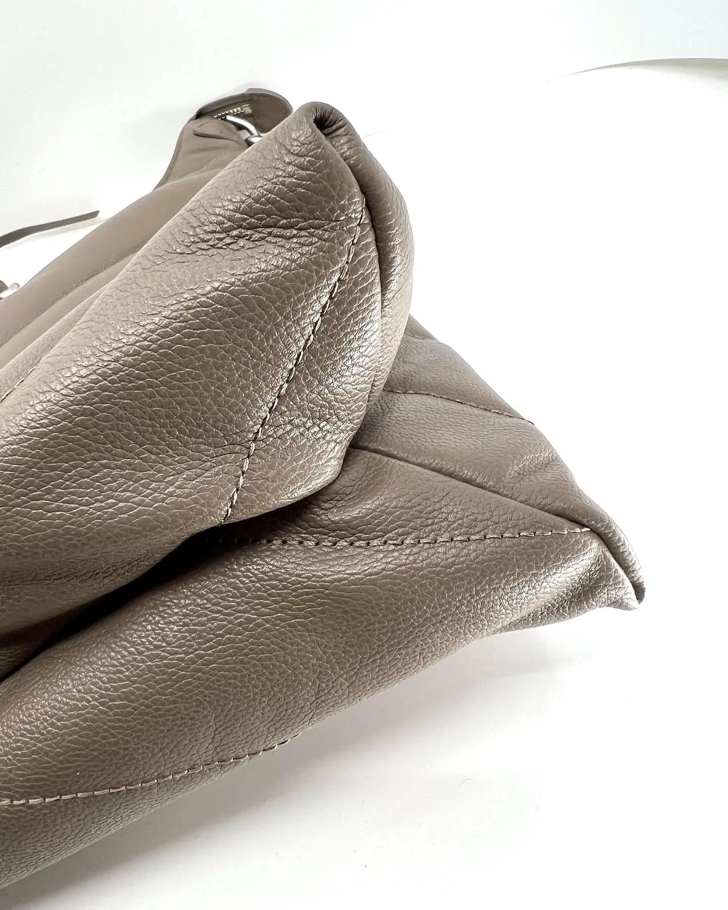 REBECCA MINKOFF EDIE MAXI LEATHER HOBO BAG