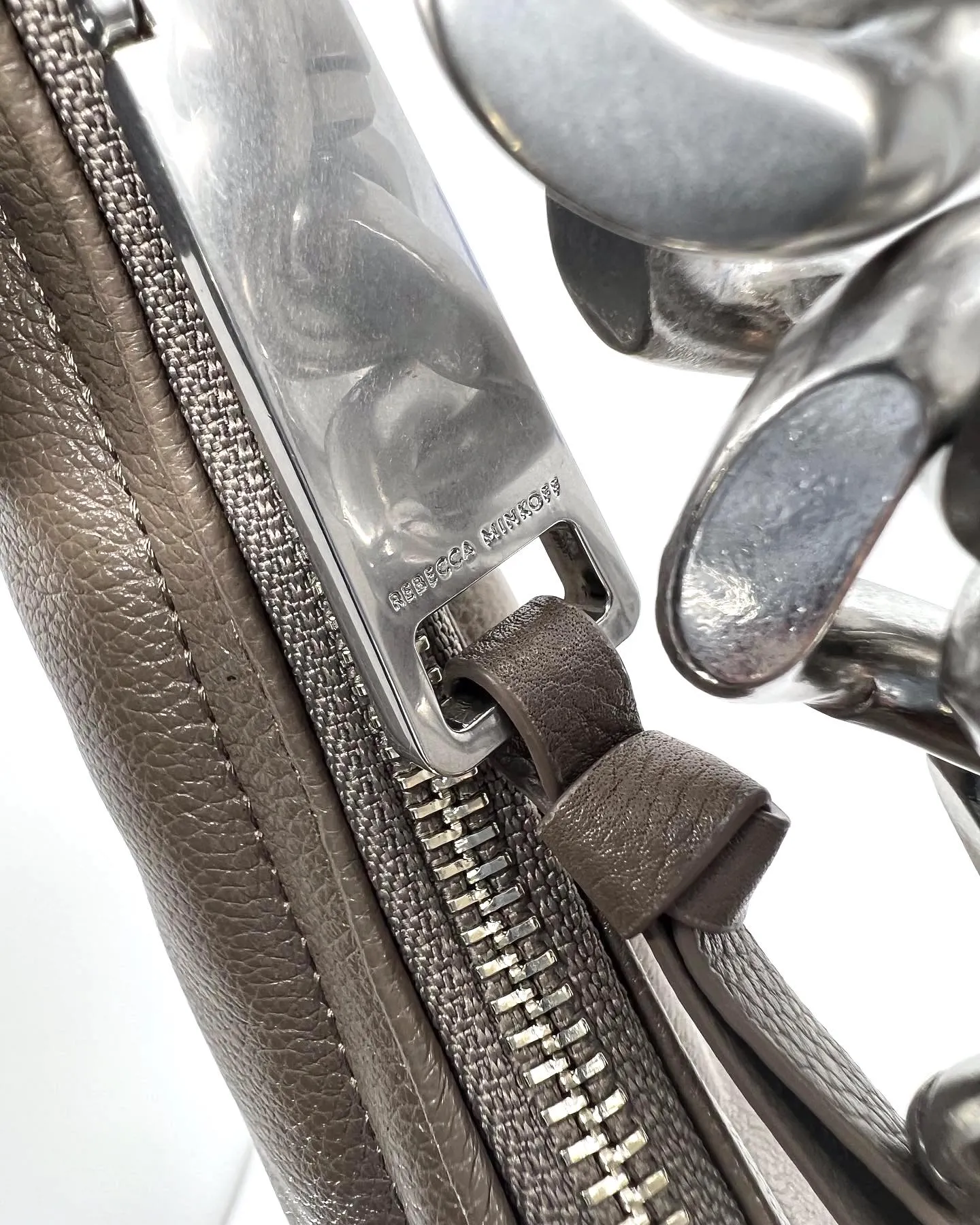 REBECCA MINKOFF EDIE MAXI LEATHER HOBO BAG