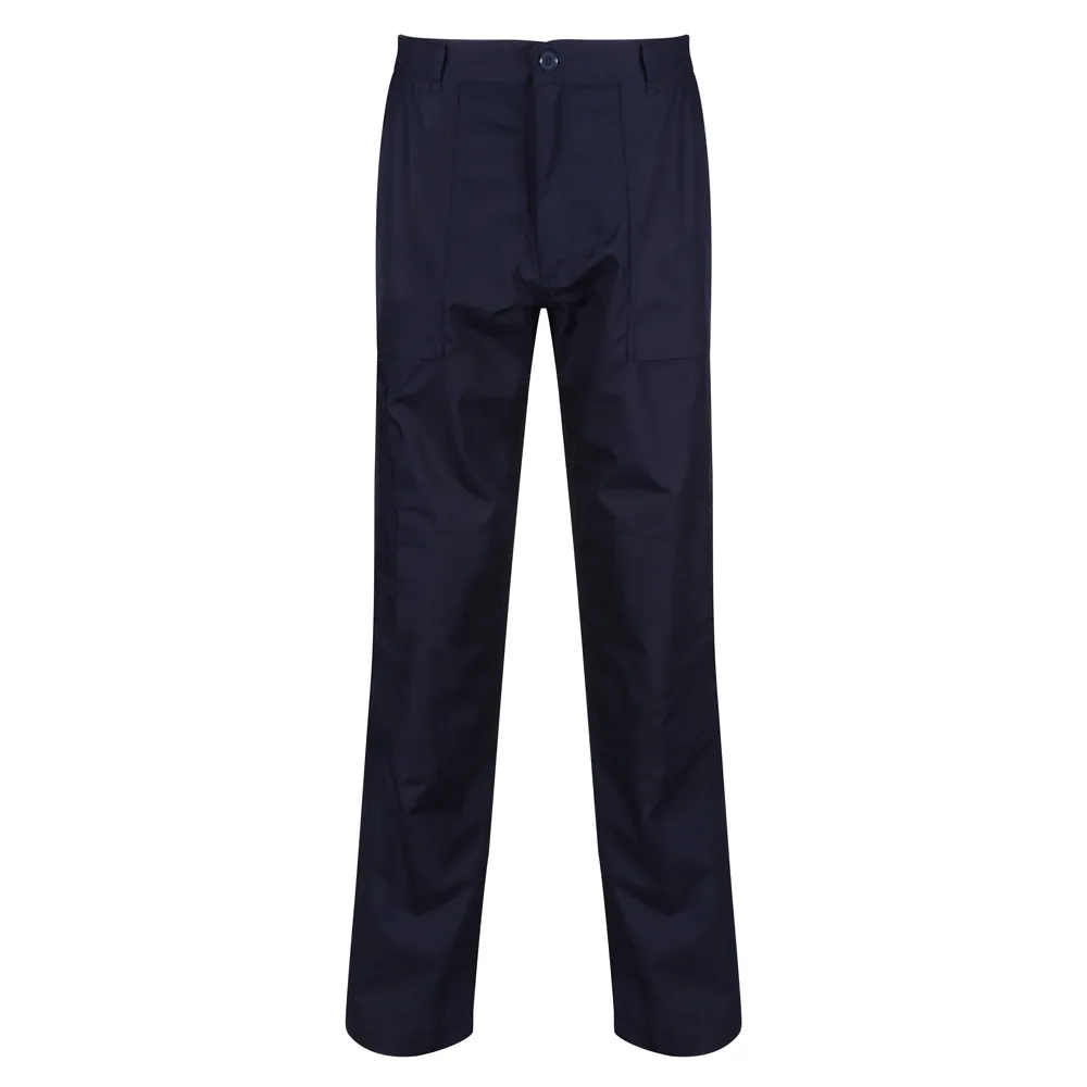 Regatta TRJ330 Water-Repellent Multi-Pocket Action Trousers Navy Blue