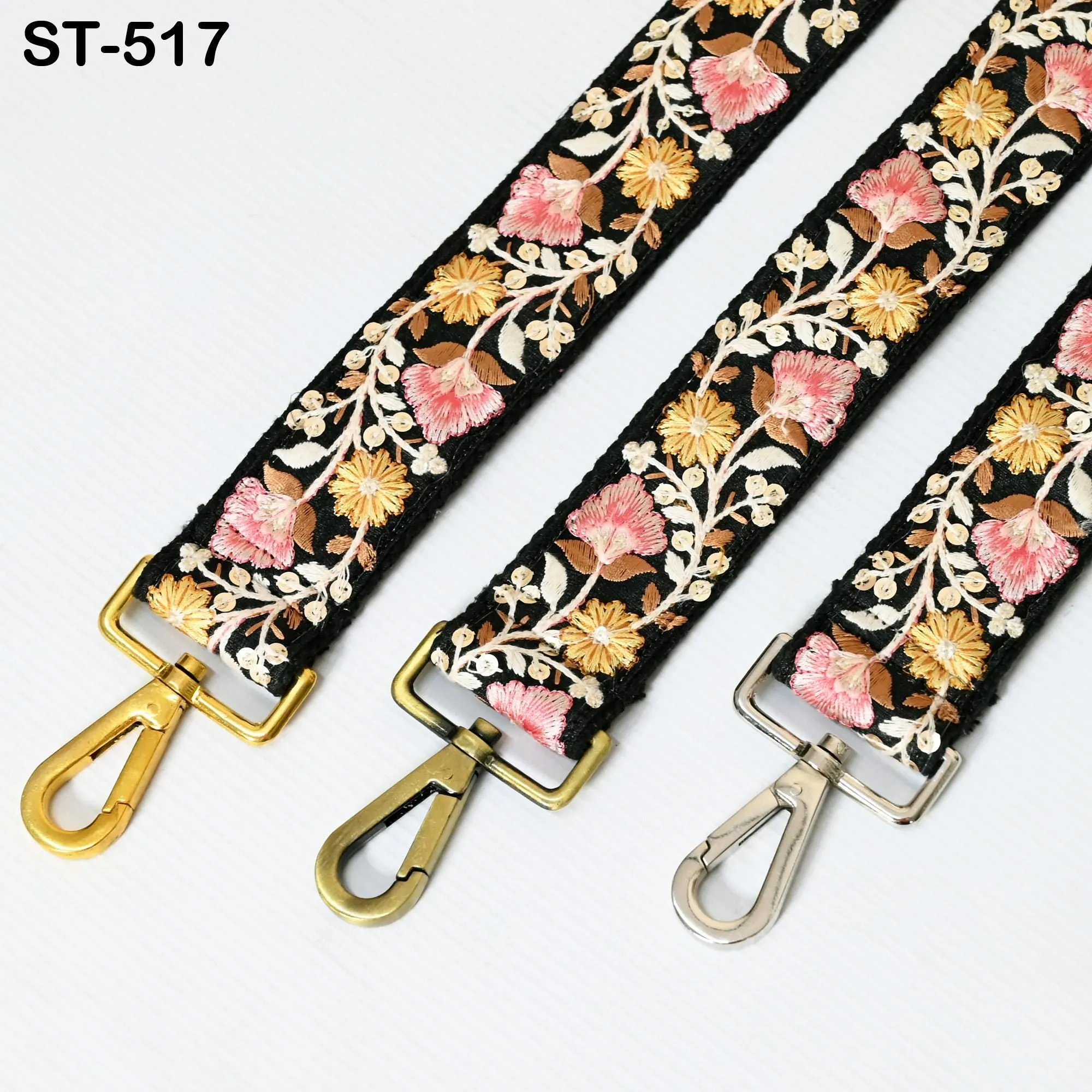 Replacement Strap Tote Messenger Bags Strap for Purses Shoulder Crossbody Straps Embroidered Boho Guitar Strap Handbag Strap Gift for Mom