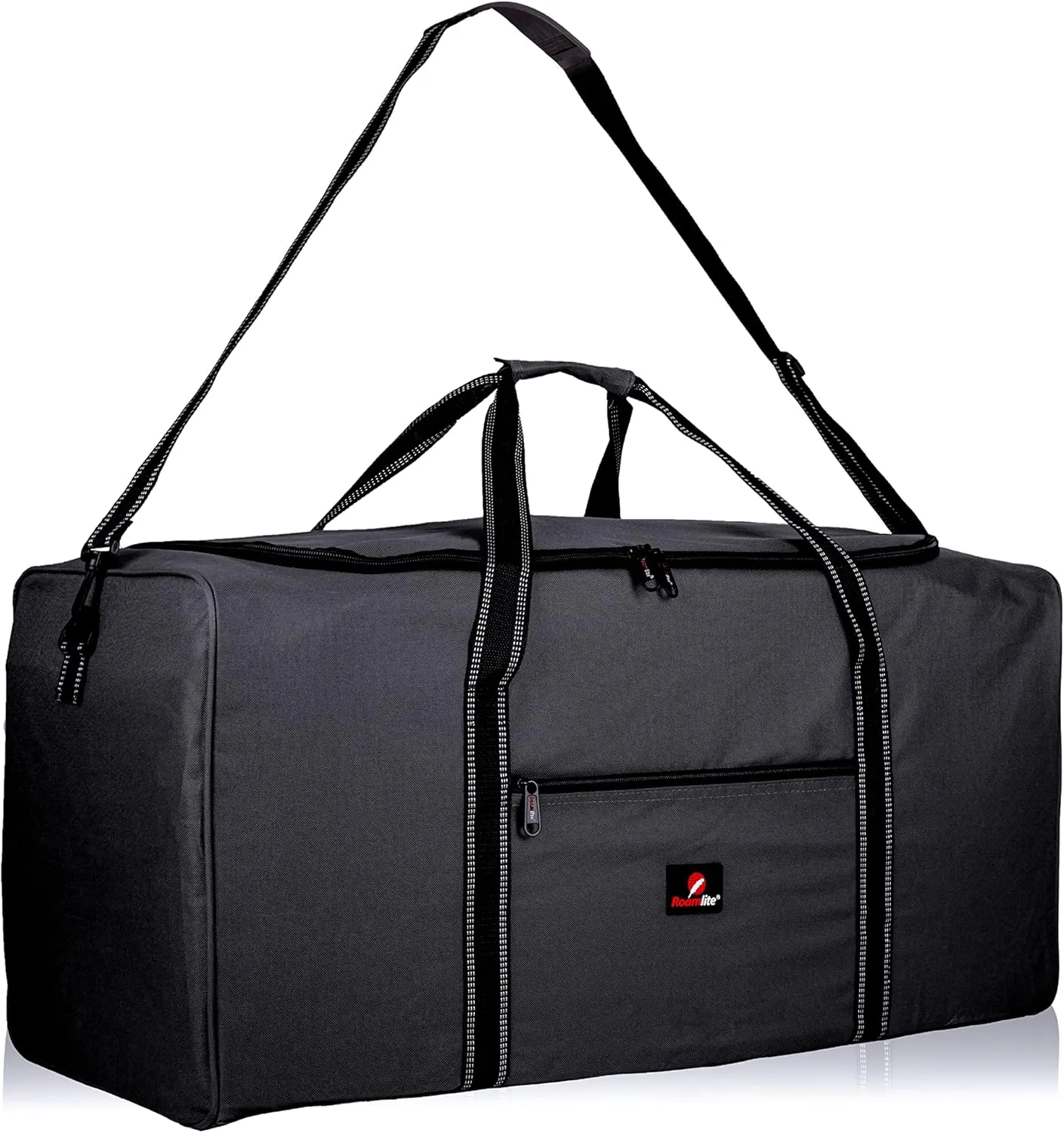 Roamlite 34 inch Extra Large XXL Holdall - Very Big XL Duffel Bags for Travel, Storage or Laundry - Polyester 86 cm X36cm X36cm 110 Litres, Black RL34K