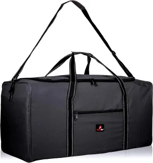 Roamlite 34 inch Extra Large XXL Holdall - Very Big XL Duffel Bags for Travel, Storage or Laundry - Polyester 86 cm X36cm X36cm 110 Litres, Black RL34K