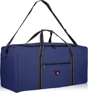 Roamlite Extra Large Size 2-X-L Duffel Bag - Very Big Holdall, Cargo Travel Luggage - 100 Litre 30 Inch, L76 cm xW34cm xH37cm - Navy Blue RL30N