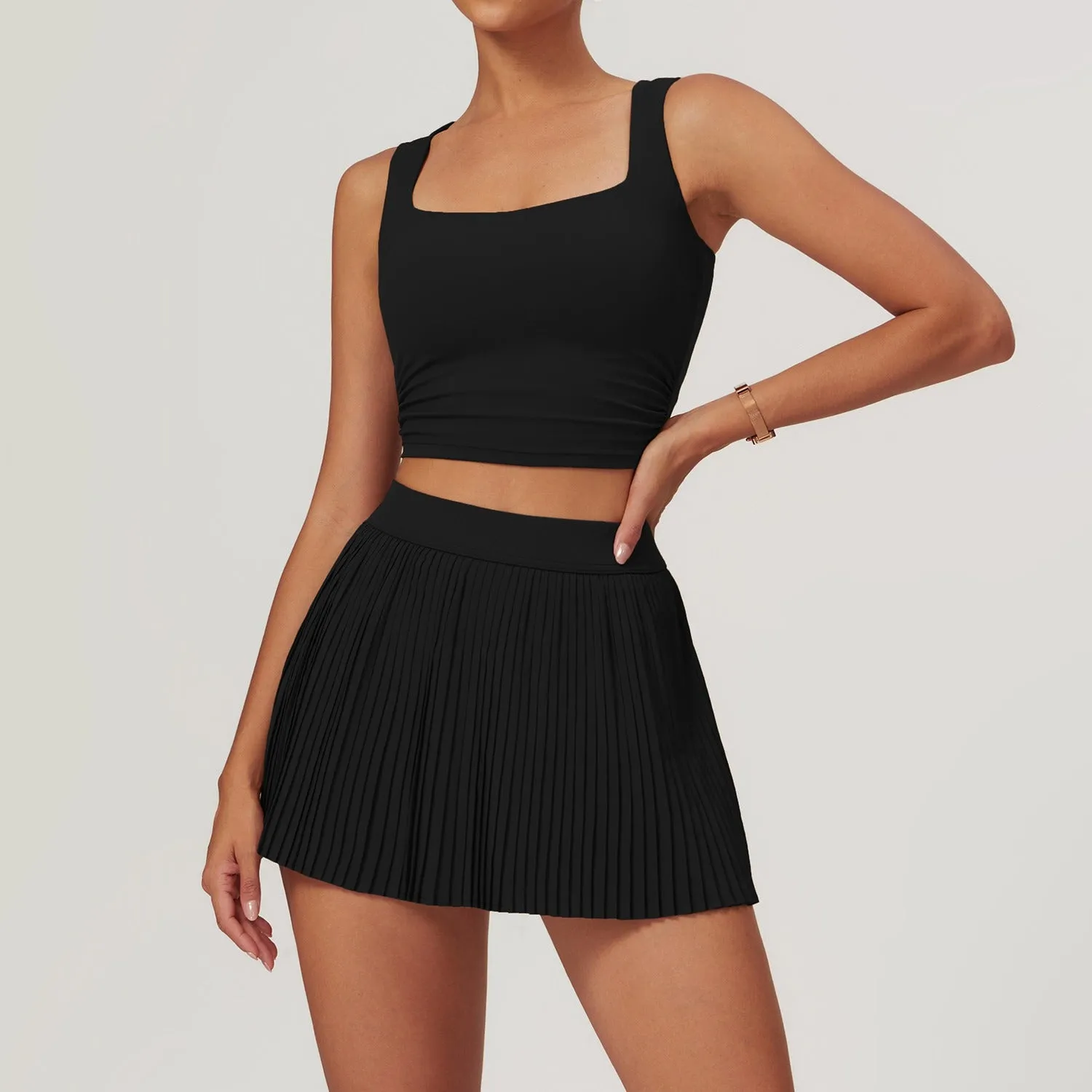 Rory Crop Top & Skort Set