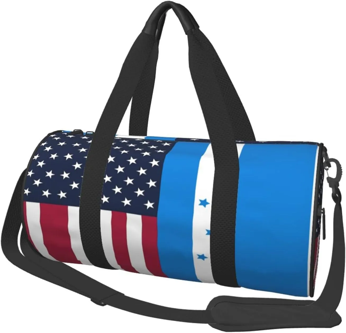 Round Duffle Bag American Honduran Flag Unisex Travel Bag Duffle Bag