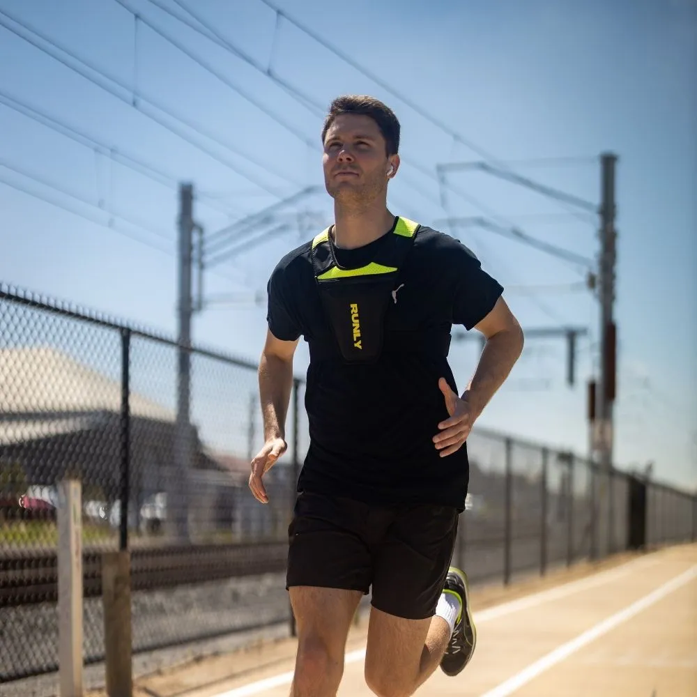 RUNNING VEST | RUNLY ORIGINAL - BLACK/NEON