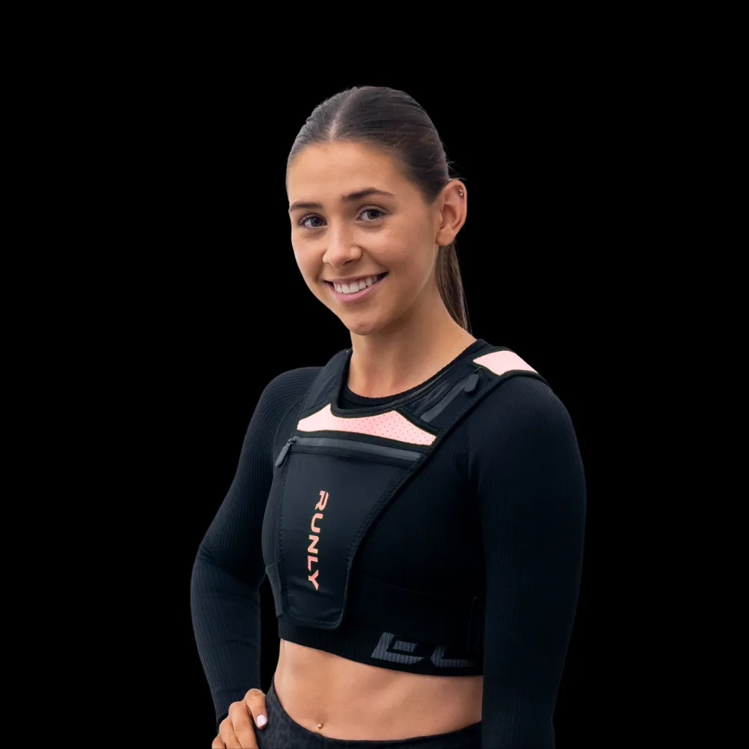 RUNNING VEST | RUNLY ORIGINAL - PINK/BLACK