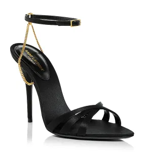 Sandals Crowd-pleaser Satin Embellished Strappy Womens Best deal