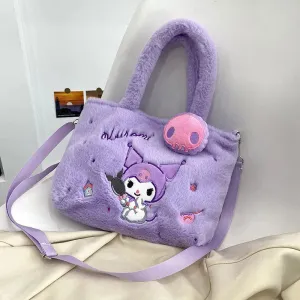 Sanrio Kuromi Plush Handbag