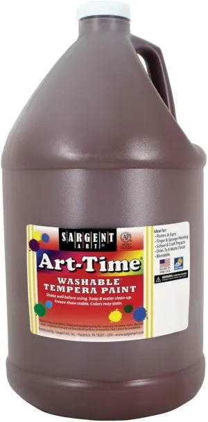 Sargent Art Art-Time Washable Tempera Paint 128 Oz Blue Color, Arts & Crafts Supplies for Home or School