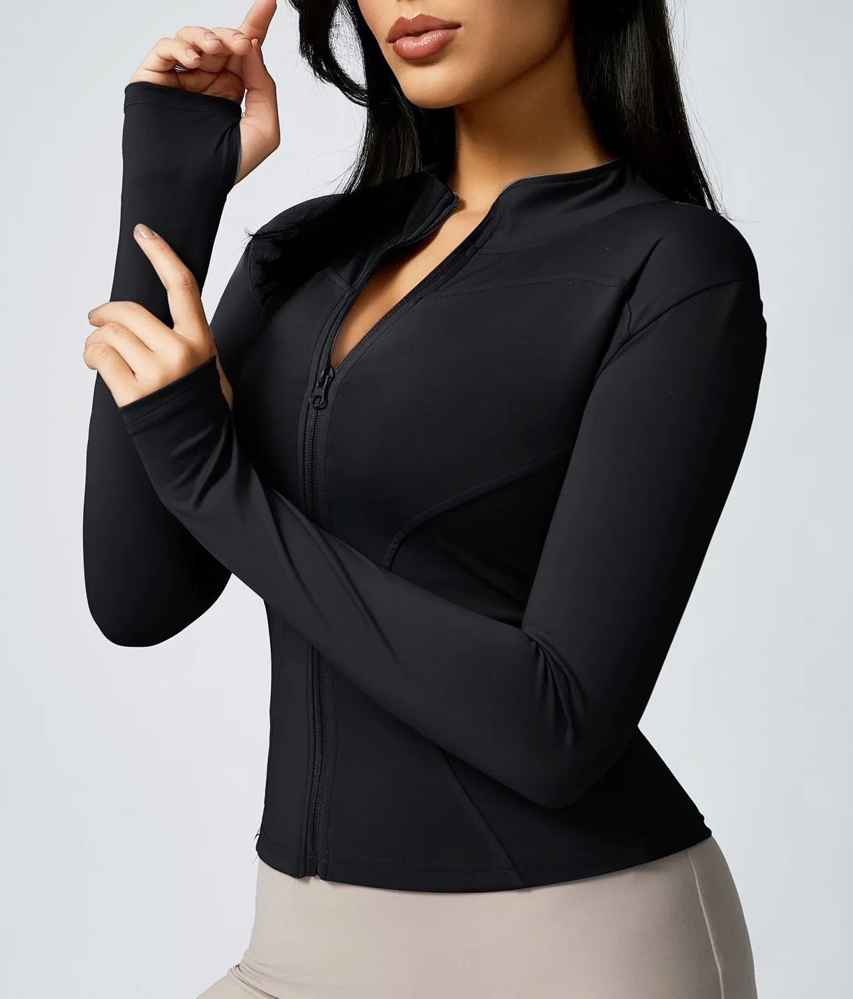 Savannah Zip Longsleeve Top