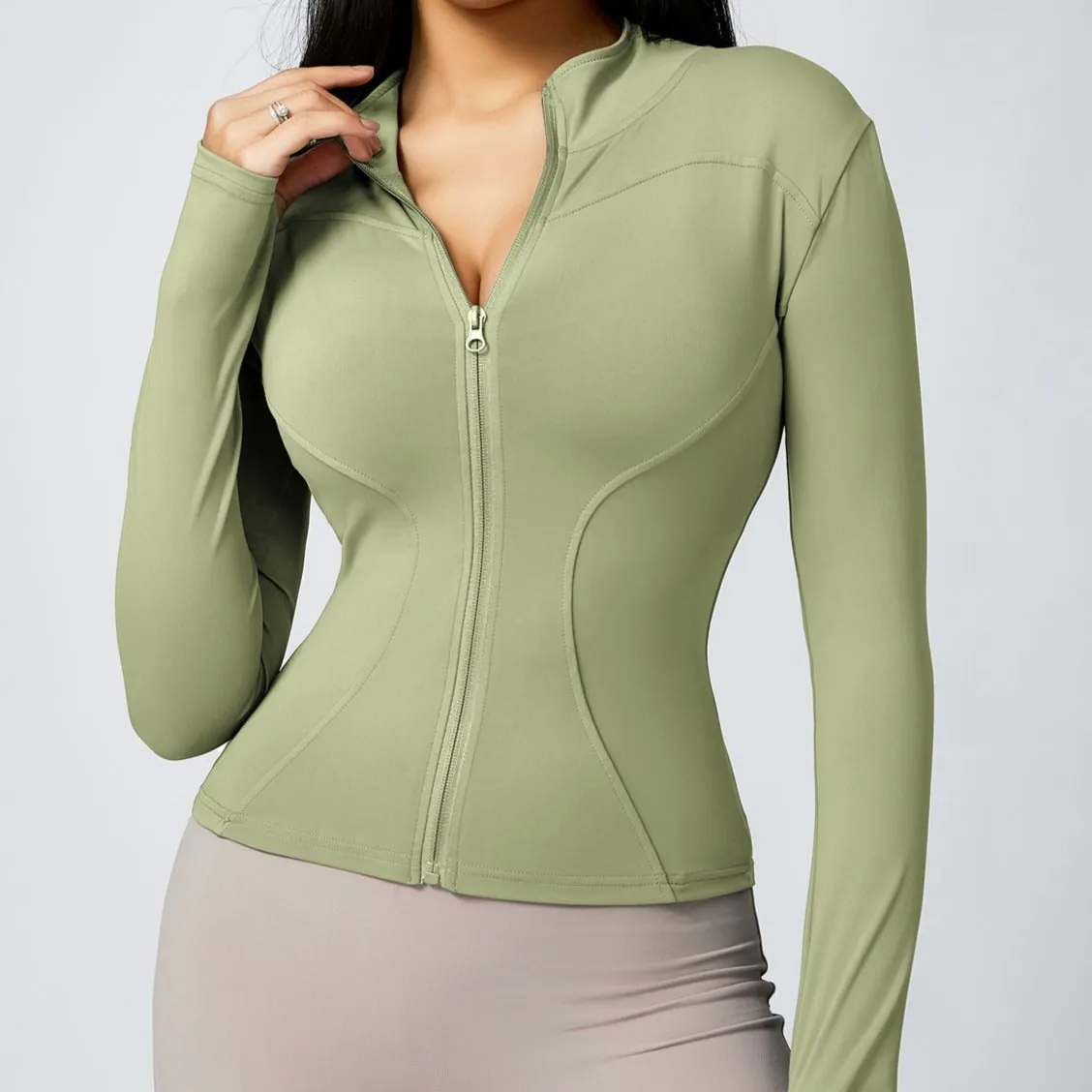 Savannah Zip Longsleeve Top