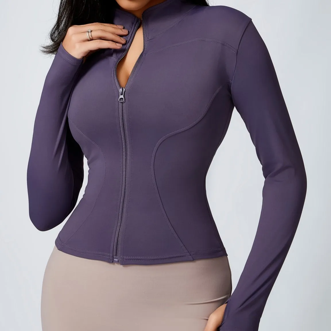 Savannah Zip Longsleeve Top