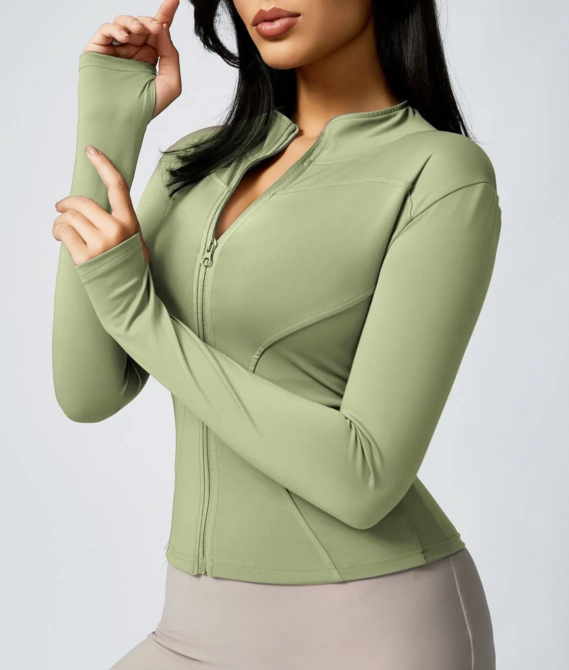 Savannah Zip Longsleeve Top