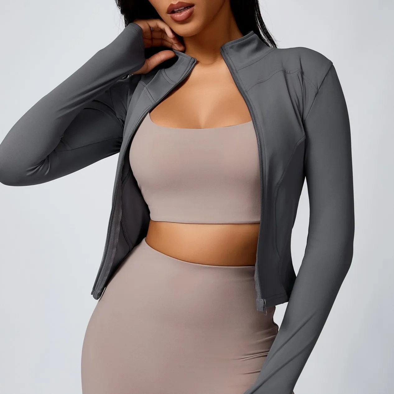 Savannah Zip Longsleeve Top