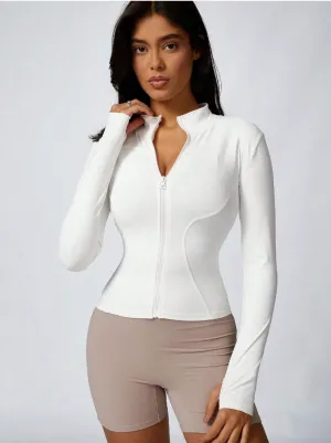 Savannah Zip Longsleeve Top