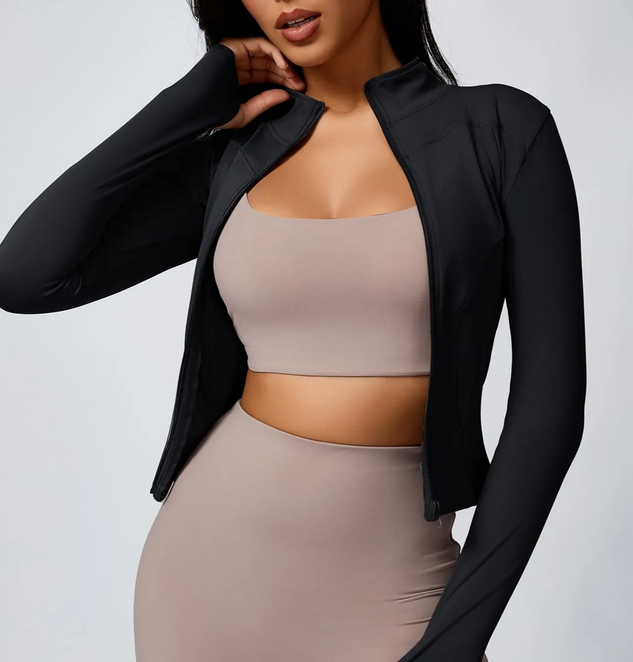 Savannah Zip Longsleeve Top