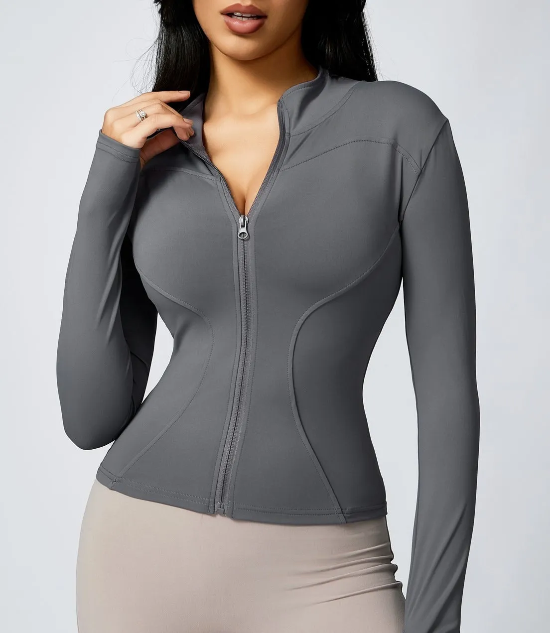 Savannah Zip Longsleeve Top