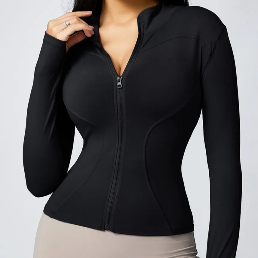 Savannah Zip Longsleeve Top