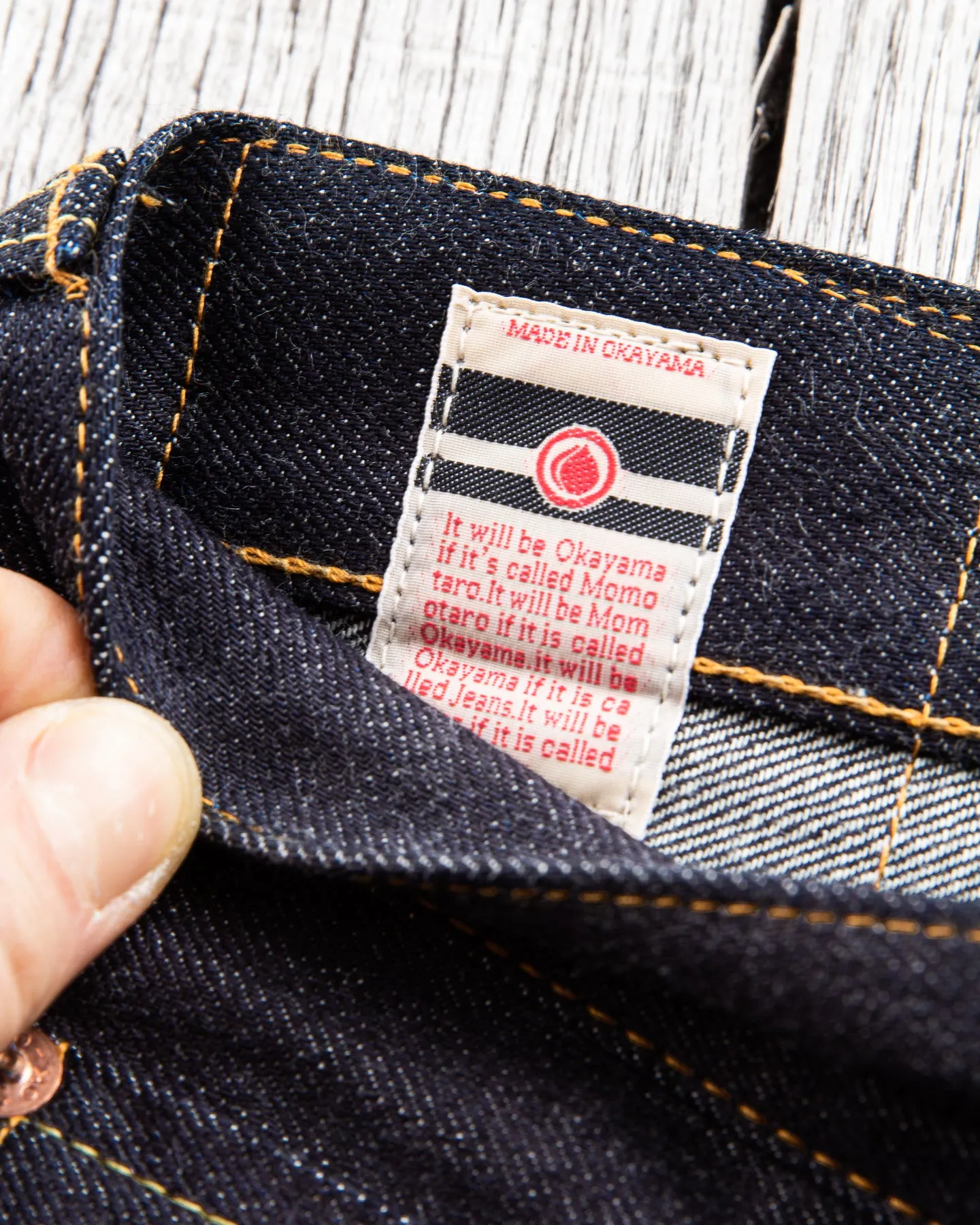 Second Hand Momotaro 0605-12 Natural Tapered 12oz Zimbabwe Cotton Denim