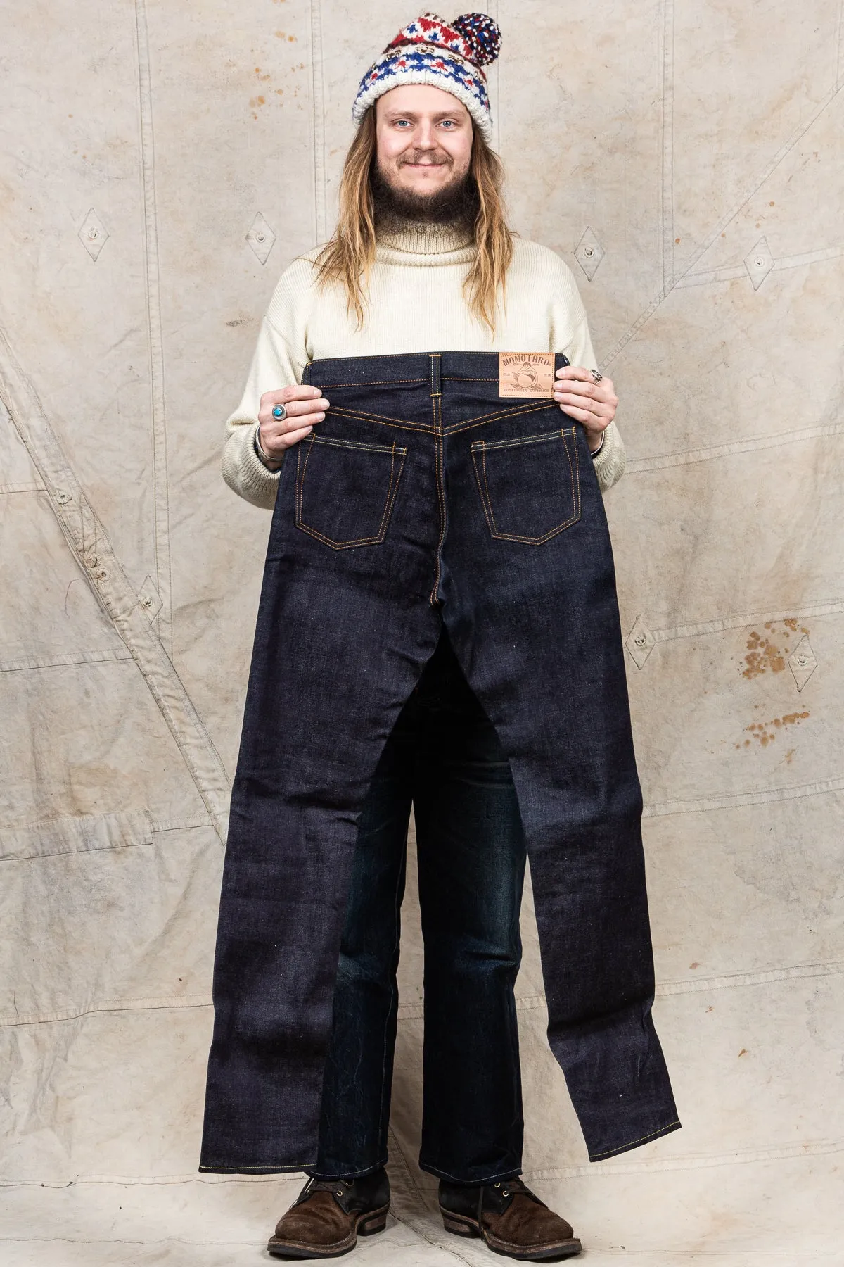 Second Hand Momotaro 0605-12 Natural Tapered 12oz Zimbabwe Cotton Denim