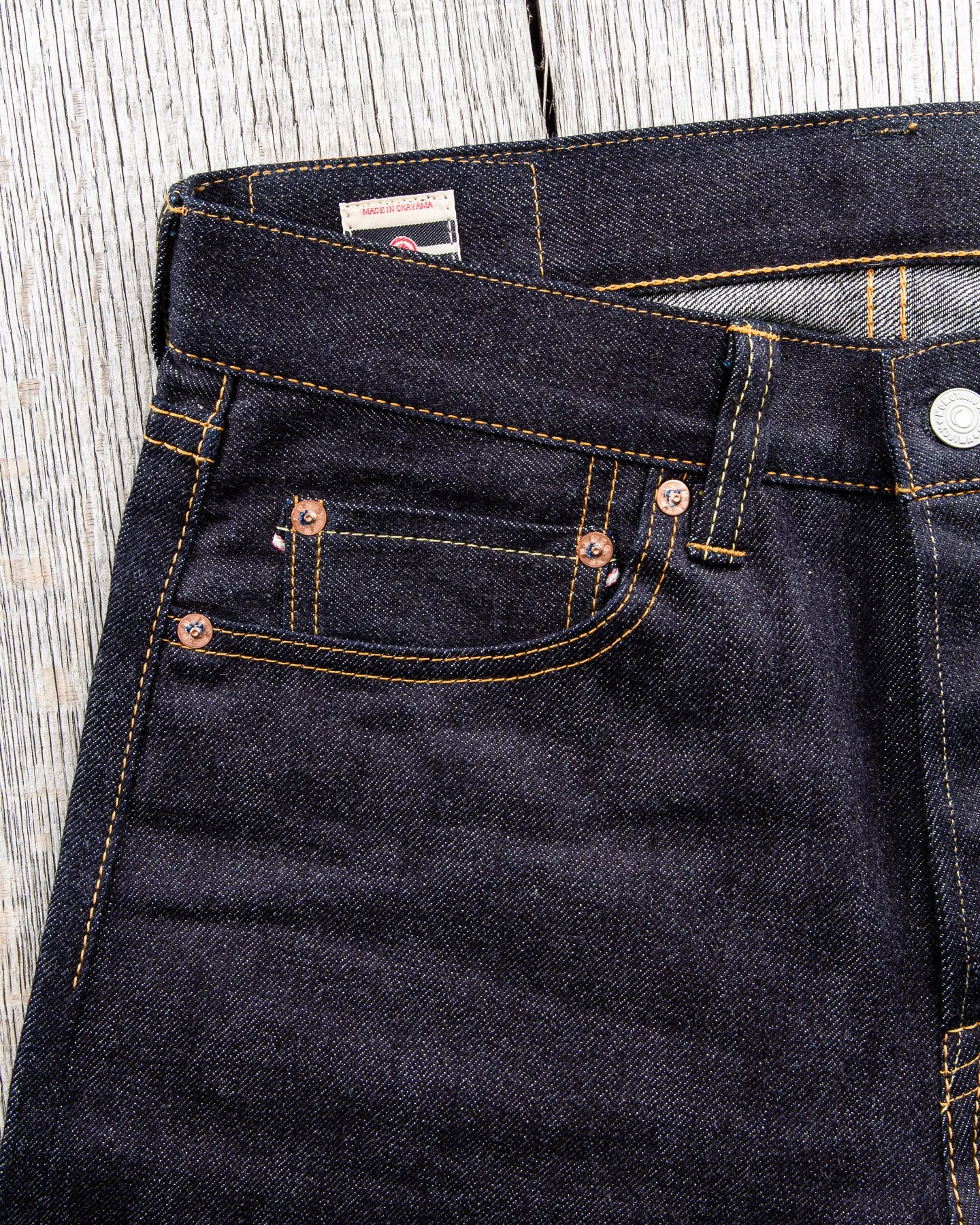 Second Hand Momotaro 0605-12 Natural Tapered 12oz Zimbabwe Cotton Denim