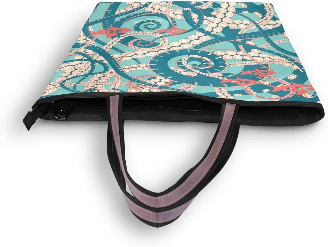 senya Twisting Tentacles Octopus Shoulder Bags Large Handle Ladies Handbag