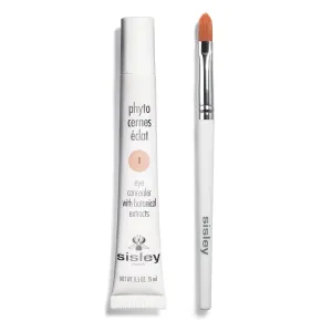 Sisley Paris Phyto-Cernes Eclat, No. 1-15 mL - Eye Concealer - Tinted Anti-Dark Circles Product - Instantly Masks Dark Circles & Targets Puffiness - Natural, Long-Wear Finish - Includes Brush