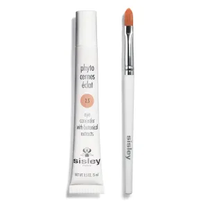 Sisley Paris Phyto-Cernes Eclat, No. 2.5-15 mL - Eye Concealer - Tinted Anti-Dark Circles Product - Instantly Masks Dark Circles & Targets Puffiness - Natural, Long-Wear Finish - Includes Brush