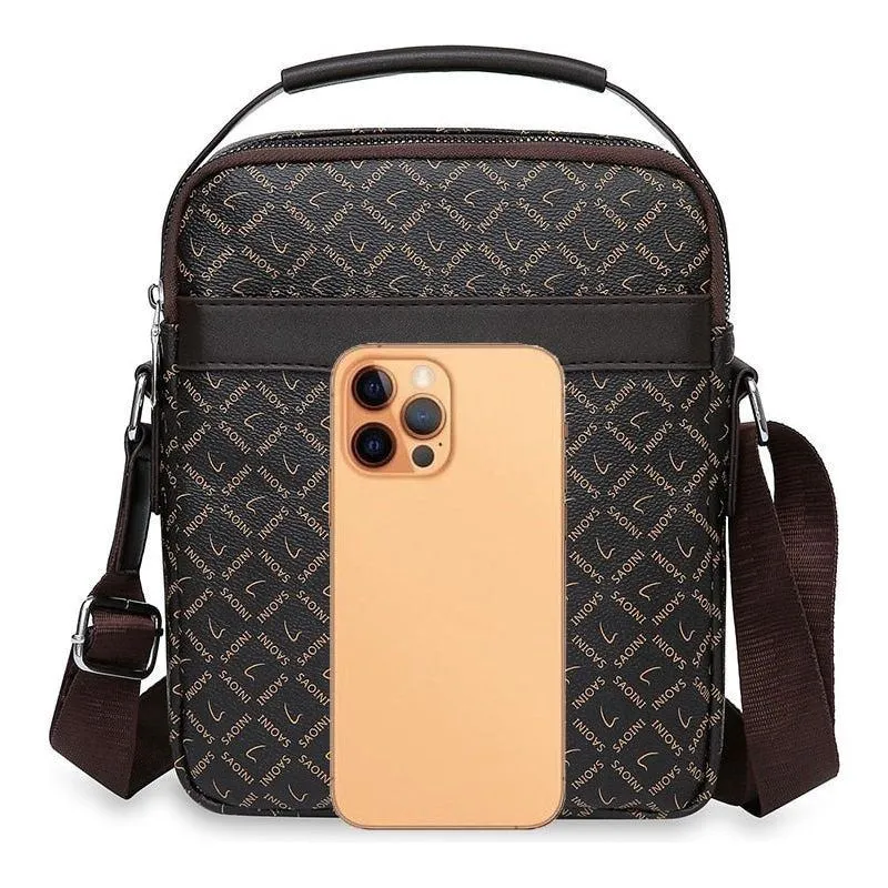 Small Bags for Men Fashion Crossbody Bag Business Man Messenger Bag Designer Casual Leather