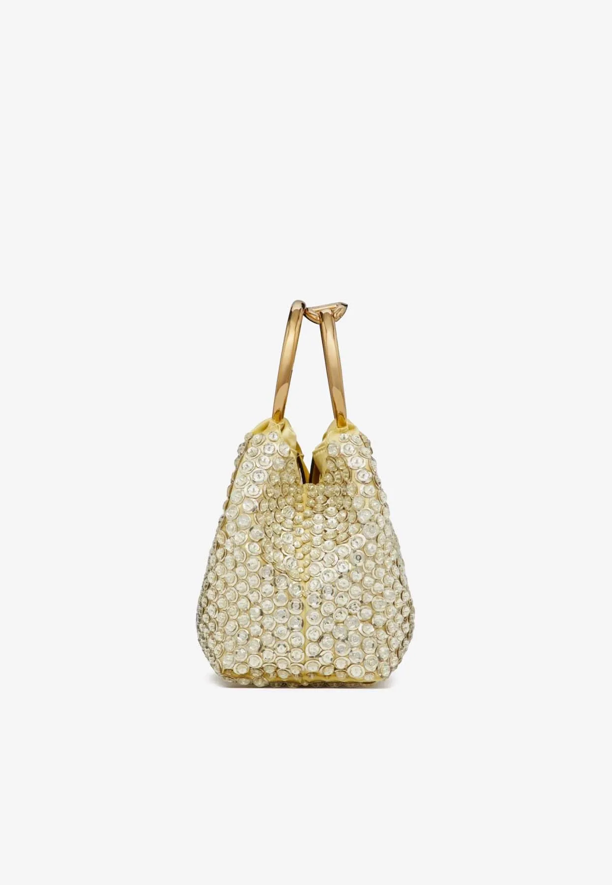 Small Carry Secrets Embellished Bucket Bag