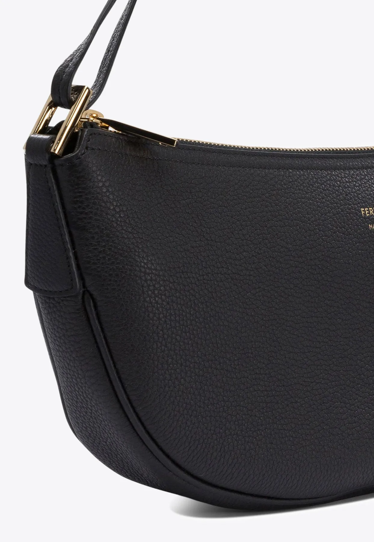 Small Smile Zipped Hobo Bag