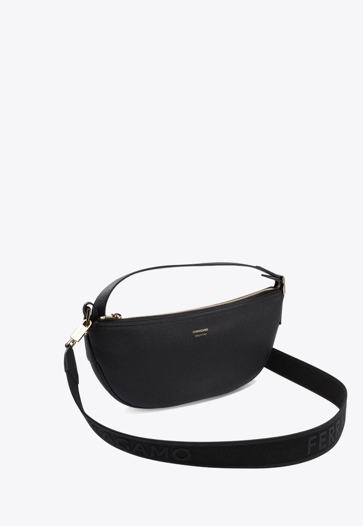 Small Smile Zipped Hobo Bag