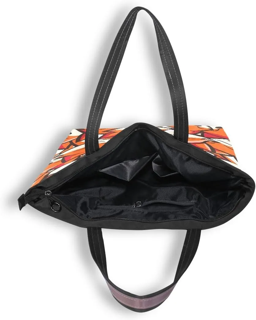 Smile Fox Shoulder Bags Large Handle Ladies Handbag
