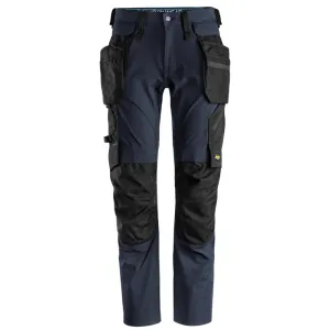 Snickers 6208 LiteWork, Detachable Holster Pocket Kneepad Work Trousers Navy Blue