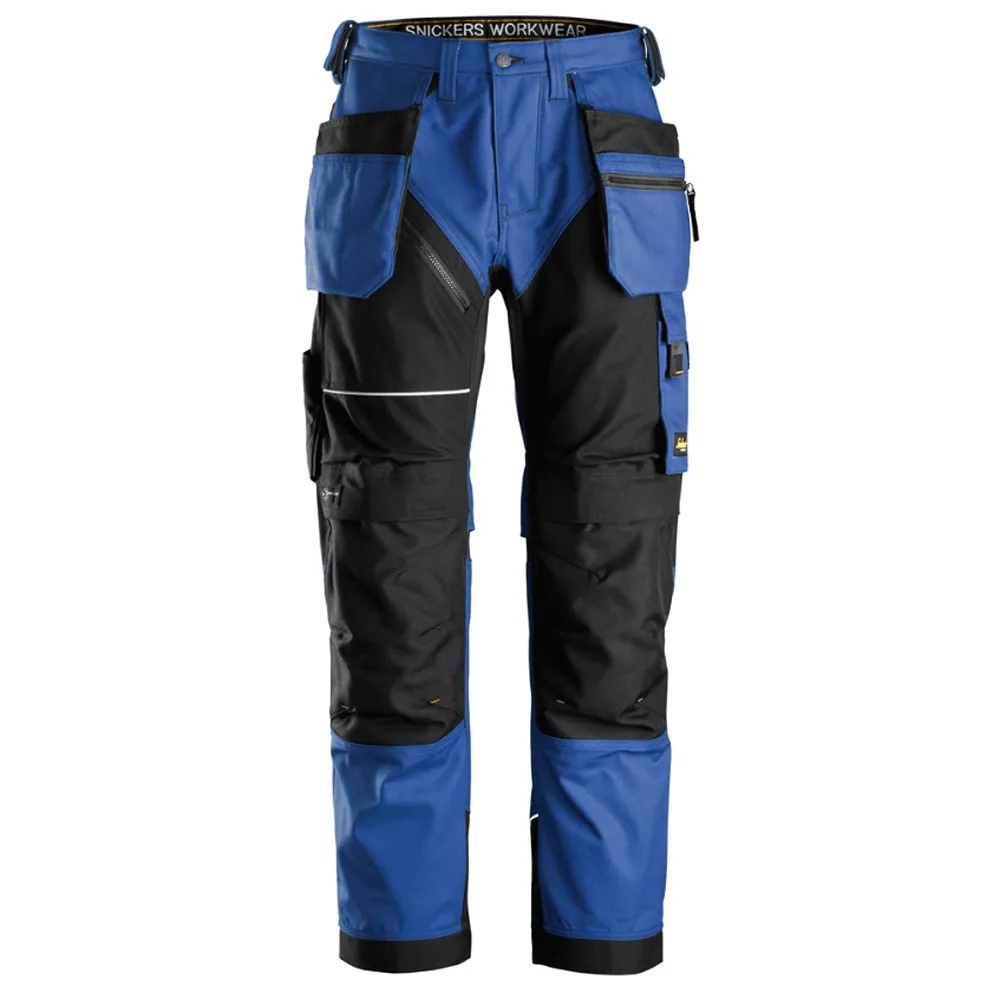 Snickers 6214 RuffWork, Canvas  Holster Pocket Work Trousers True Blue