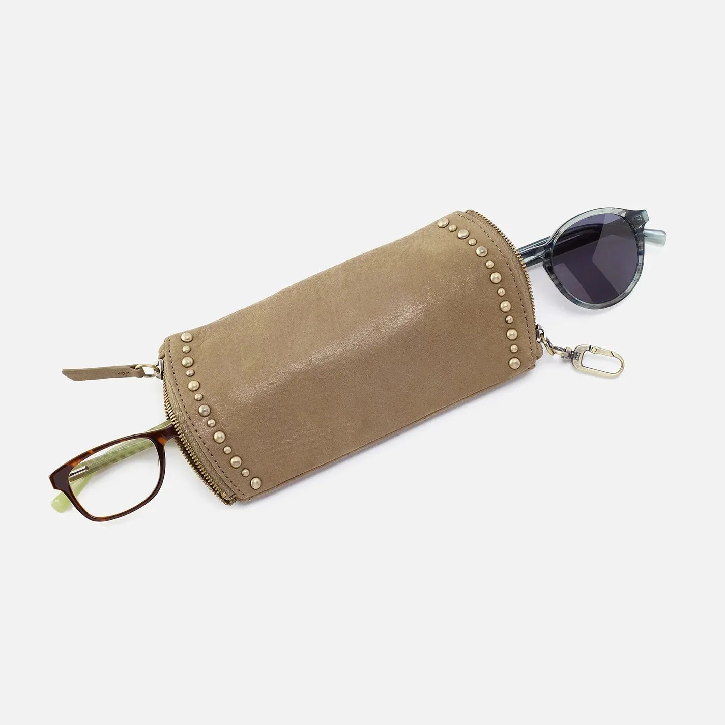 Spark Eyeglass Case | Metallic Leather