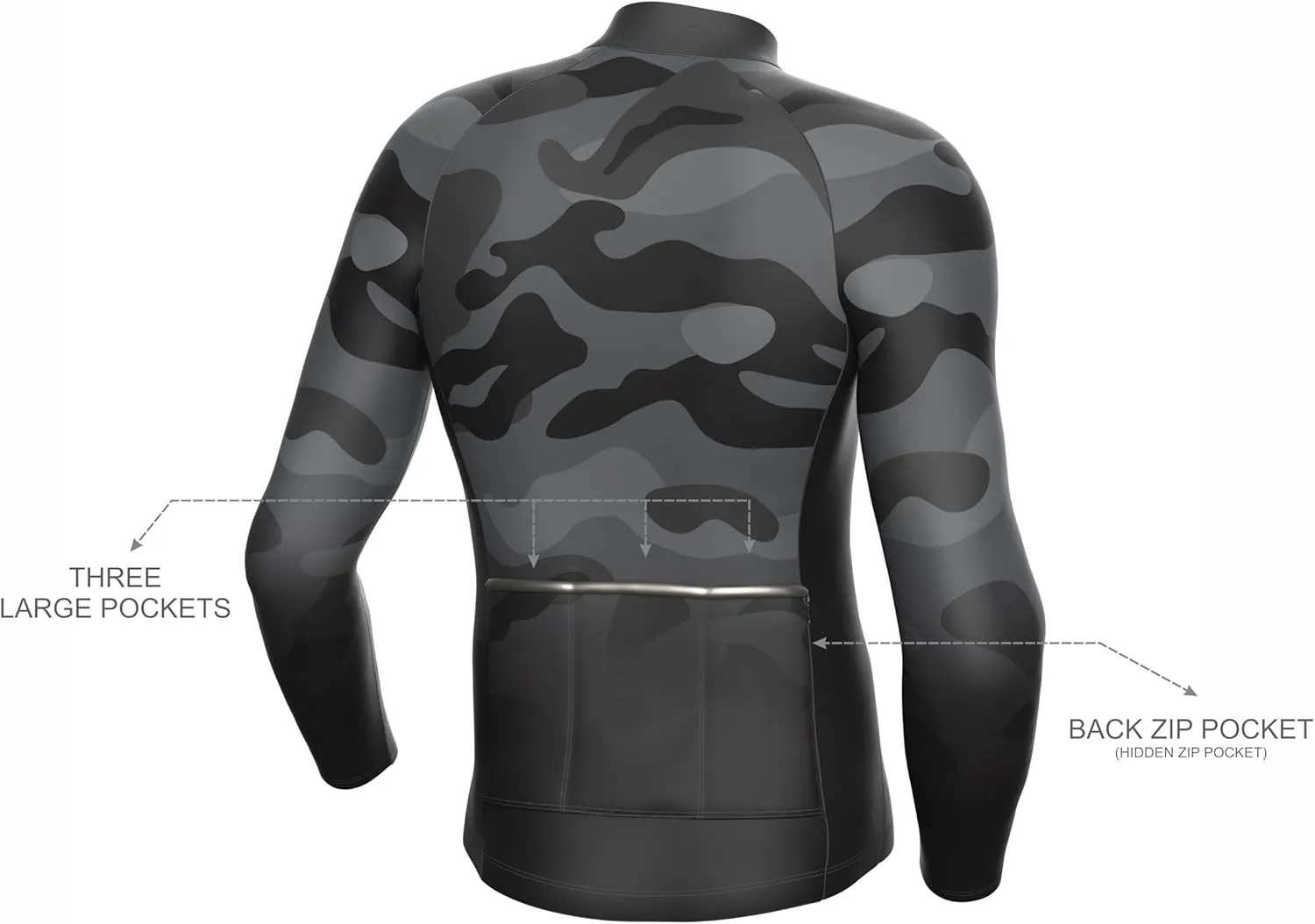 Sparx Men Winter Cycling Jerseys Bike Bicycle Long Sleeve Thermal Fleece Cold Weather Jacket