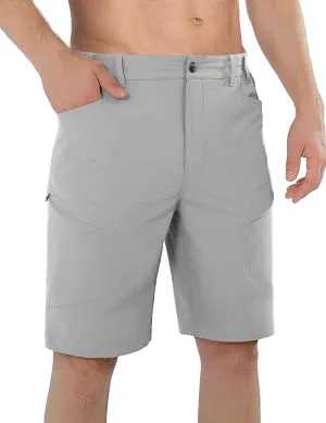 Stlight Men's Hiking Cargo Shorts Quick Dry Lightweight Tactical Shorts with Multi Pocket for Camping Fishing Golf