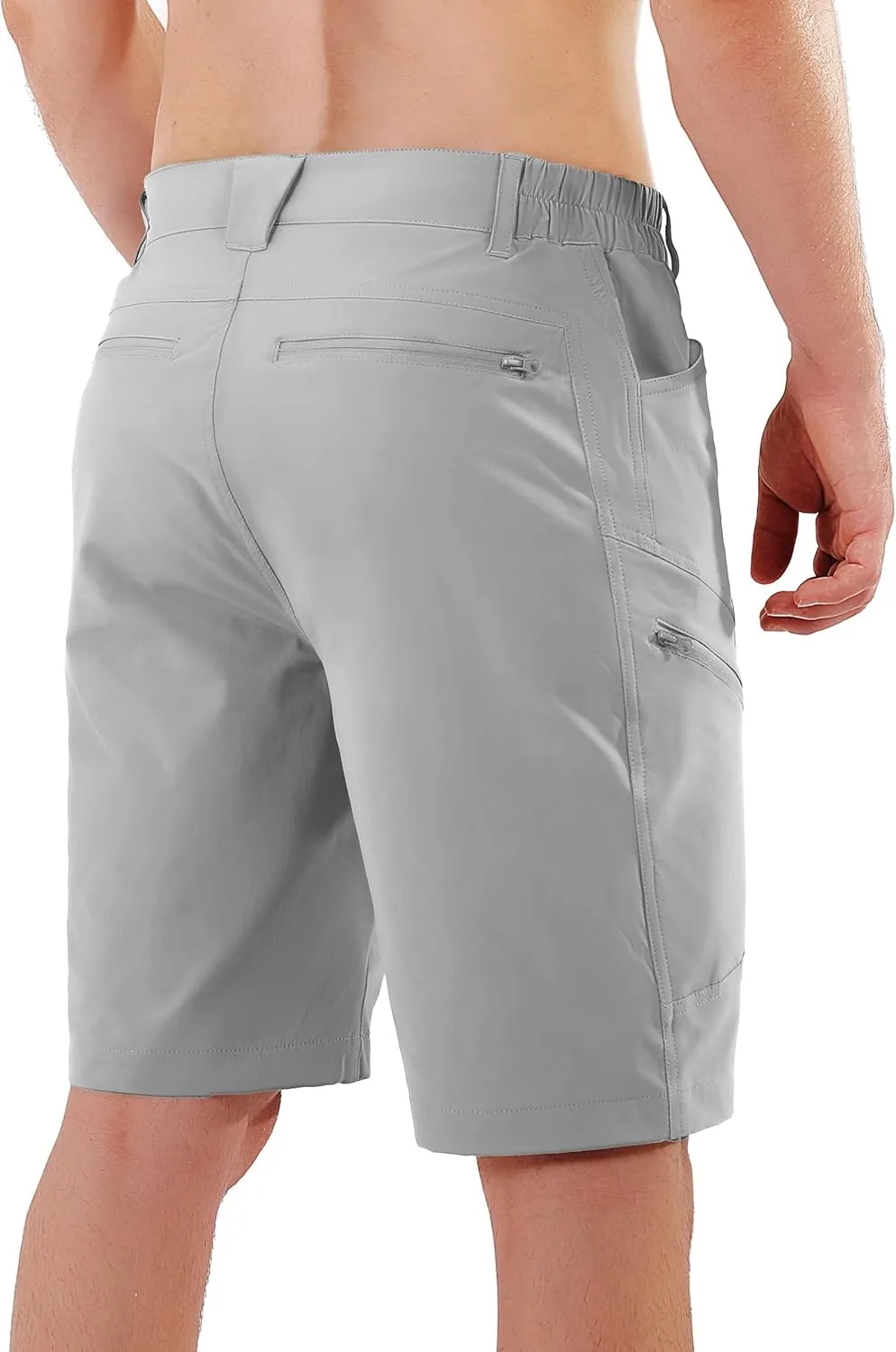 Stlight Men's Hiking Cargo Shorts Quick Dry Lightweight Tactical Shorts with Multi Pocket for Camping Fishing Golf