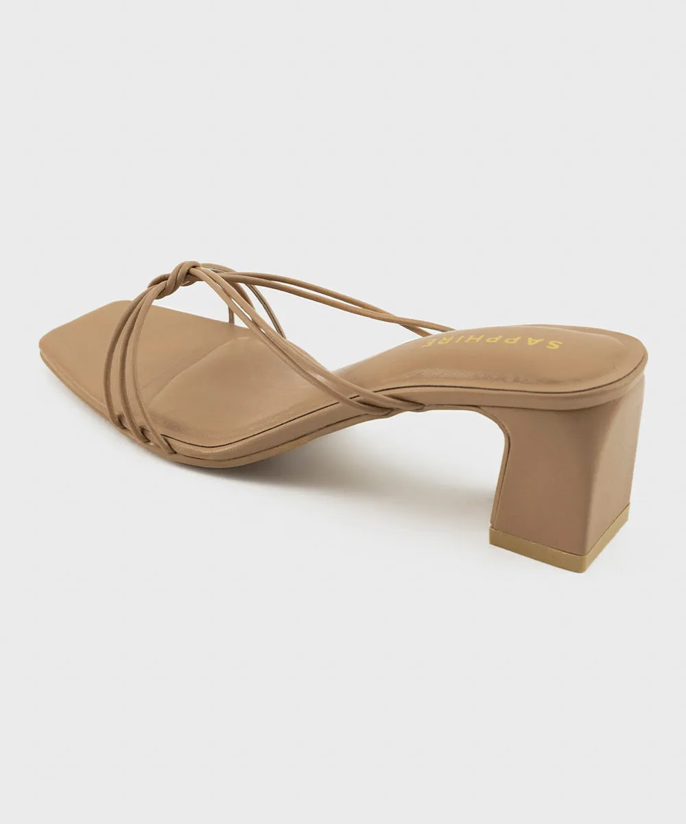 Strappy Block Heels