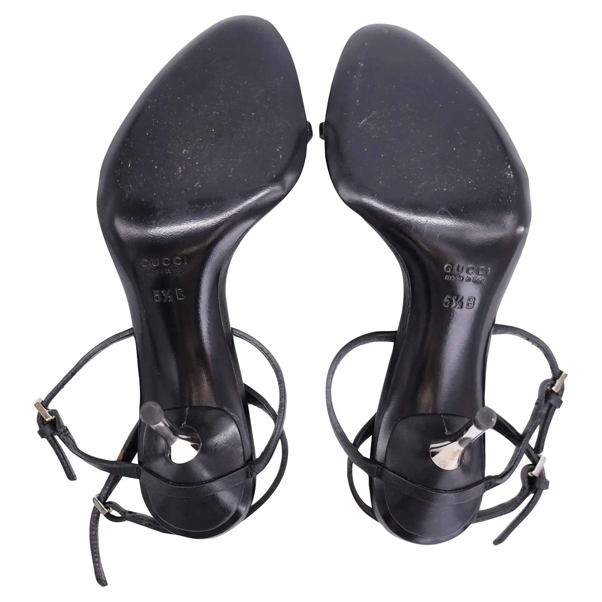Strappy in Black Efficient shipping Sandals Leather Curated collection Gucci