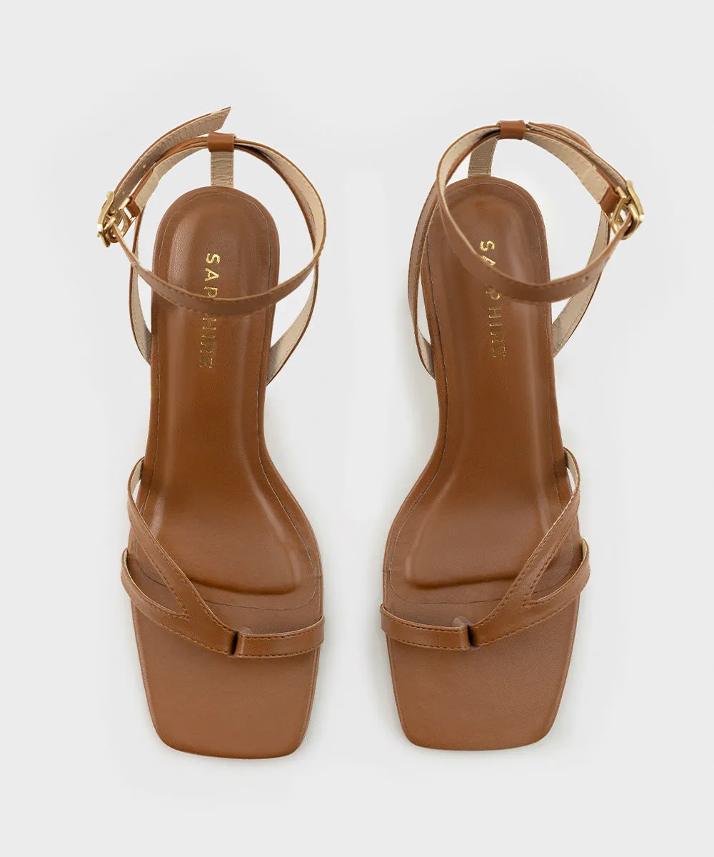 Strappy Kitten Heels