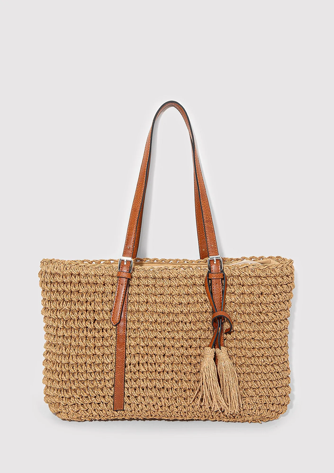 Straw Shoulder Bag
