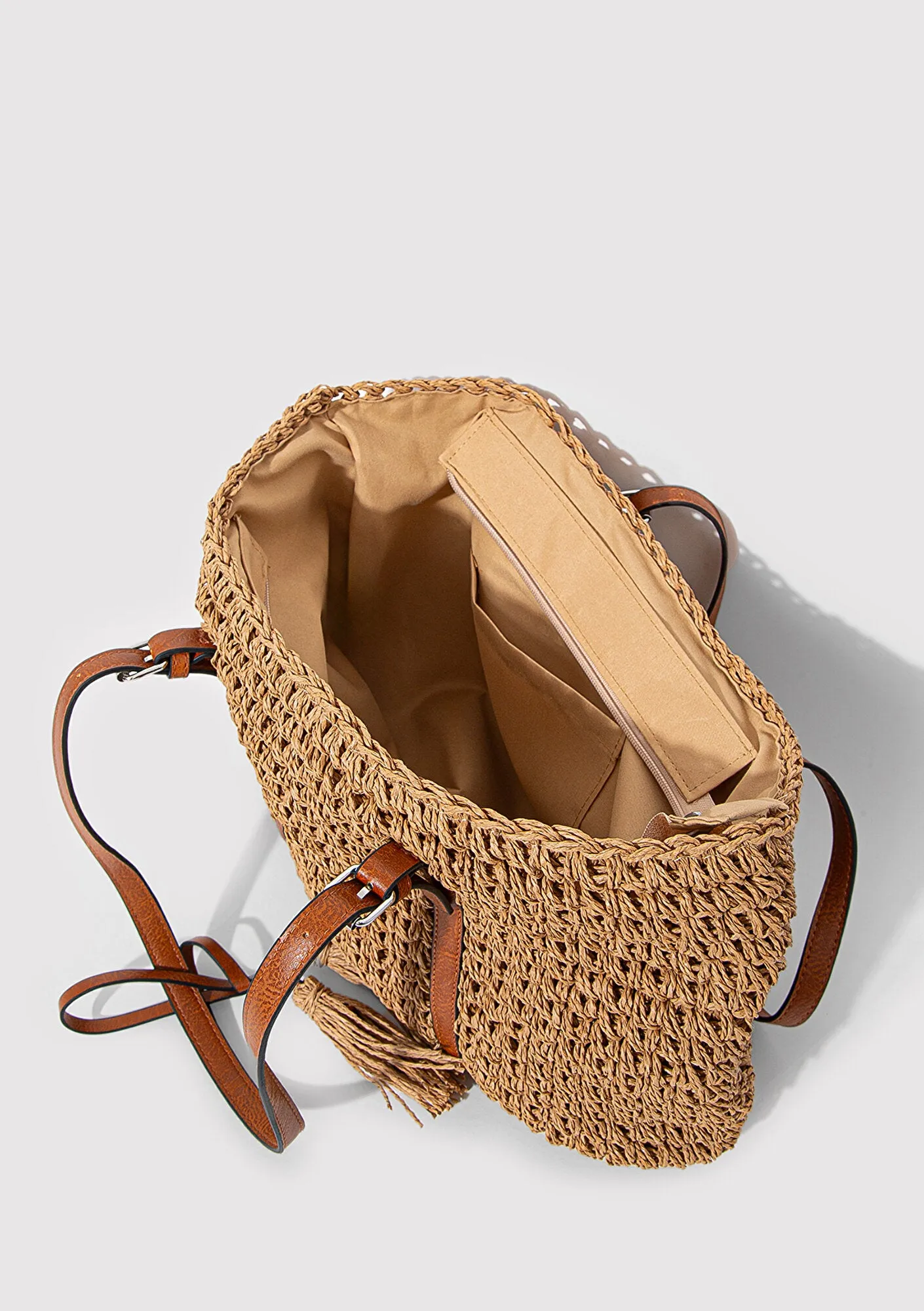 Straw Shoulder Bag