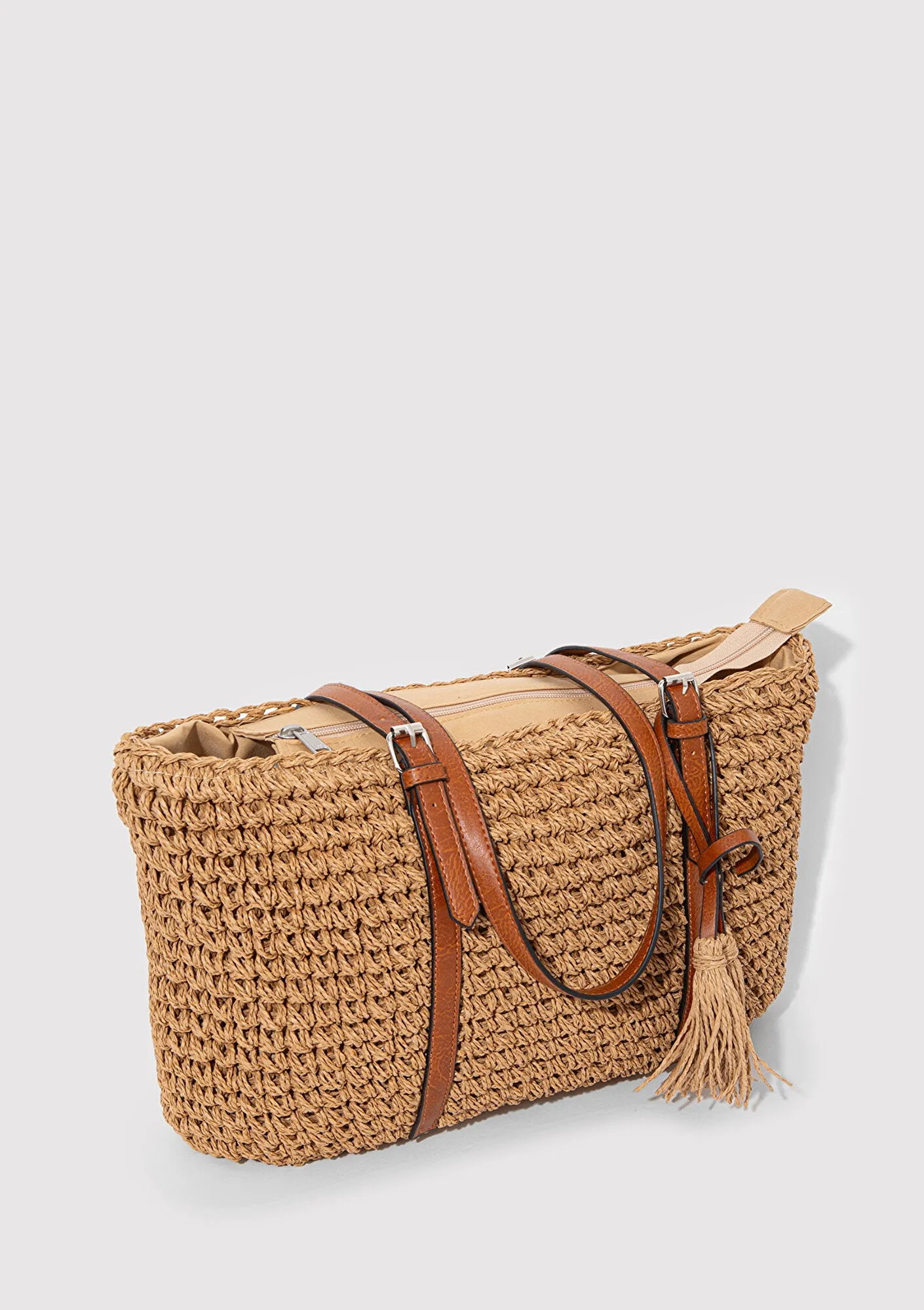 Straw Shoulder Bag